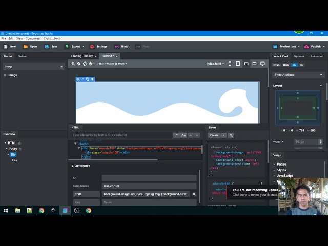 Create SVG Background For Website
