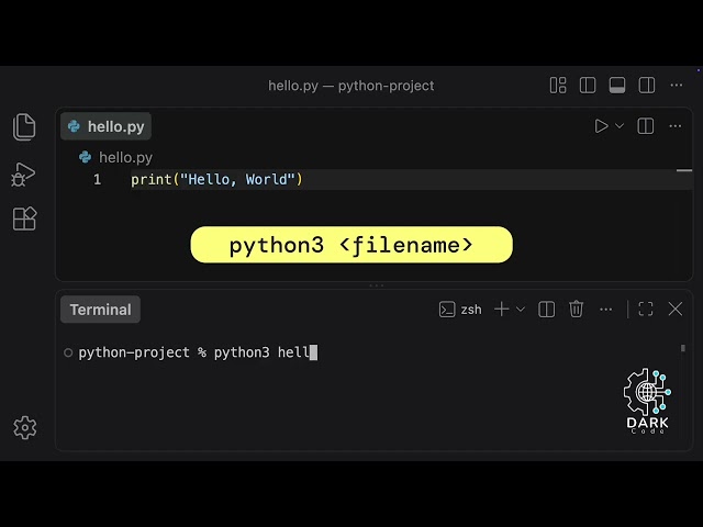 Part-1: First Python Program | Python Short Series 👨‍💻