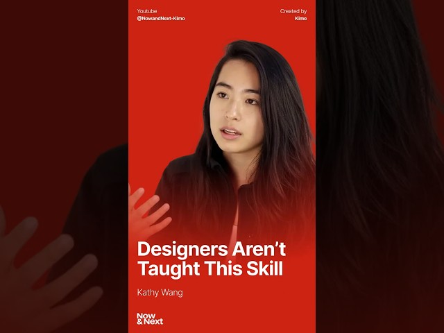 Learn this one skill to boost your design career - With Kathy Wang | From episode 03