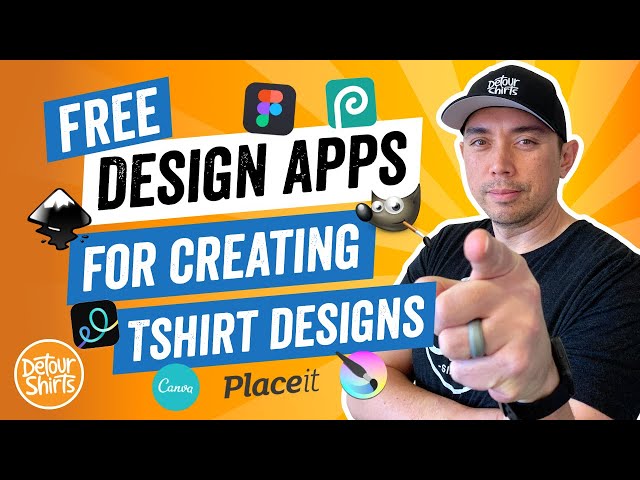 FREE T-Shirt Design Apps To Create Profitable Designs. Start Your Print on Demand business for FREE.