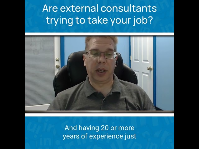 Are External Consultants Trying to Take Your Job? | SQL Server Consulting and Management Services.
