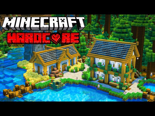 Surviving 100 Days In The FOREST In Minecraft