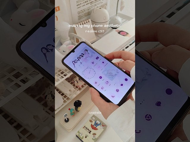 Android Phone Customization 🌷Aesthetic Pink Kpop Theme I Make your phone aesthetic #babymonster
