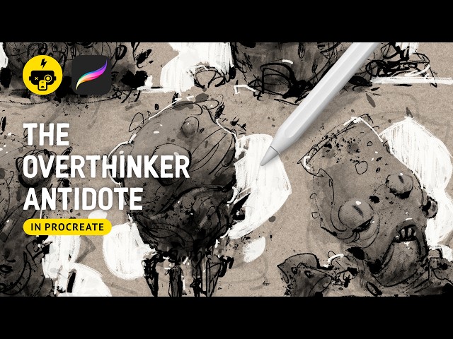 Stop Judging Your Sketch Before It Exists: A Procreate Ink Workflow