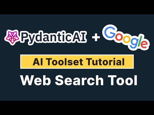 PydanticAI Google Search Tool For Your AI Agent | PydanticAI Tutorial