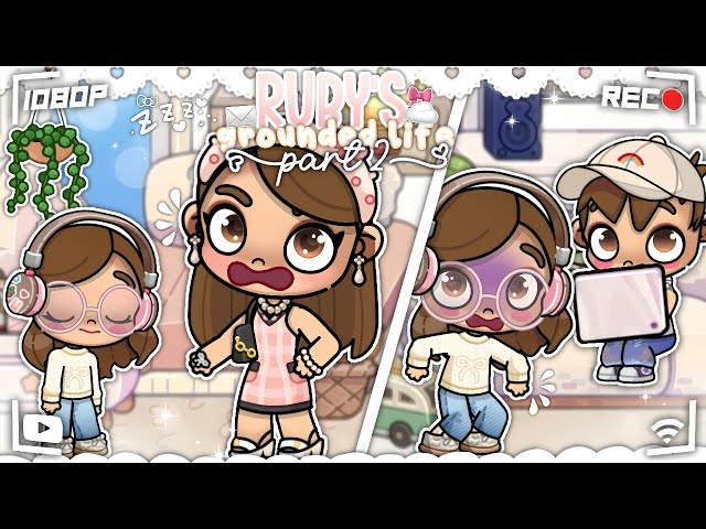 RUBY'S GROUNDED LIFE *PART 2*😪🌷☁️ || *VOICED🔊* || AVATAR WORLD