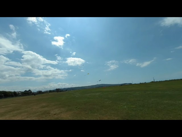 VR180 kite flying Ayr Beach