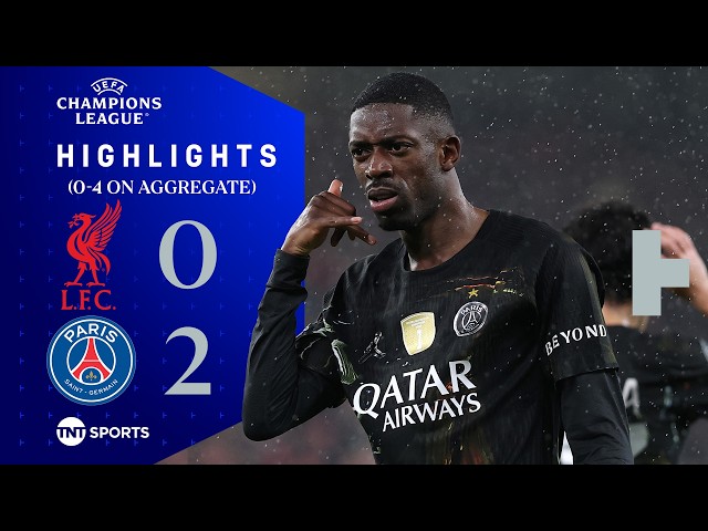 The Semi-Final Is Calling! 📞 | Liverpool 0-2 PSG (0-4 AGG) | UEFA Champions League Highlights
