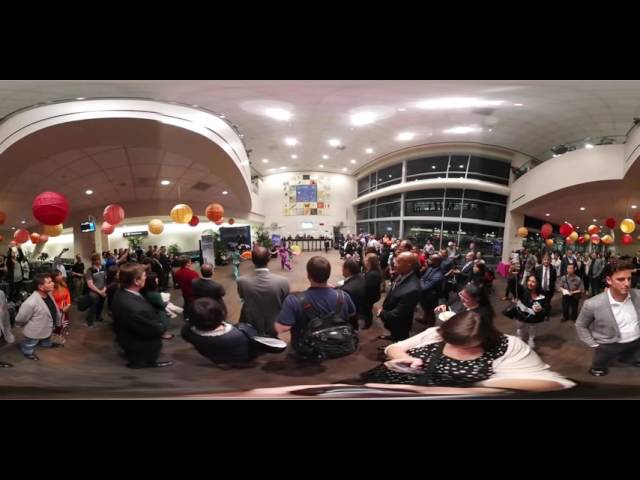 Gate Celebration for UA1, United Airlines' direct flight from SFO to SIN