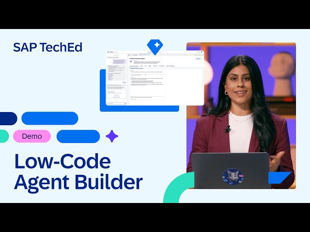 Demo: Low-Code Agent Builder in Joule Studio, Classic Edition | SAP TechEd 2025