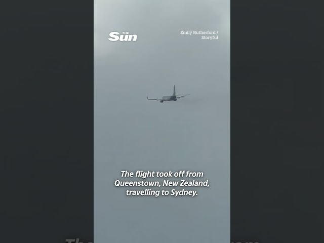 Terrifying moment flames shoot from Qantas flight's engine forcing it to divert