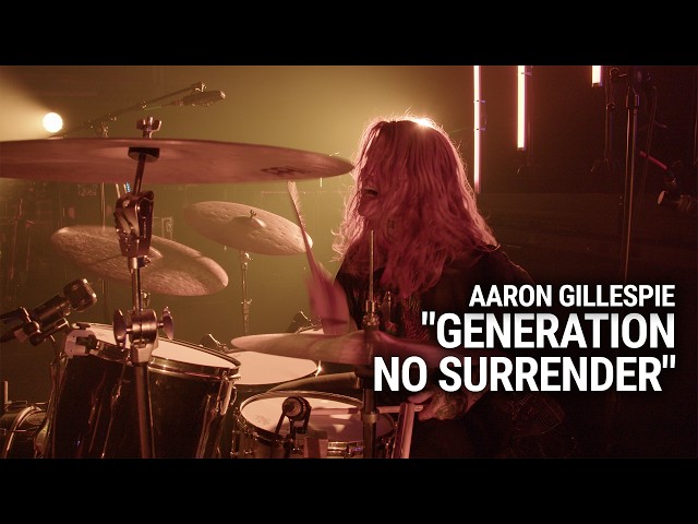 Meinl Cymbals - Aaron Gillespie - "Generation No Surrender" - drum cam