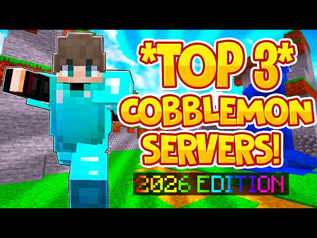 TOP 3 COBBLEMON SERVERS *2026* | Best Minecraft COBBLEMON SERVER