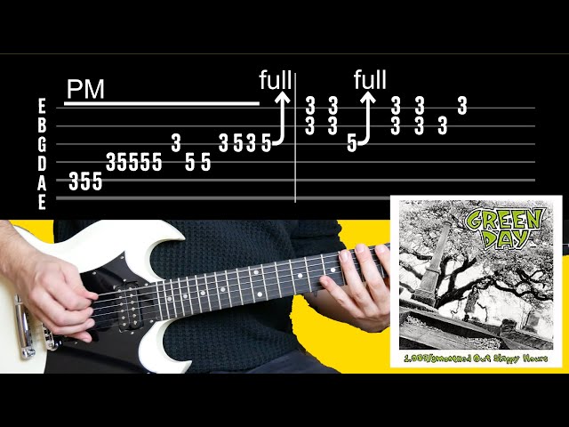 Green Day - The Judges Daughter - How to play on Guitar (with Tabs) - incl. Solo