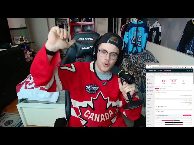 CANADA vs FINLAND 3rd PERIOD STREAM !!