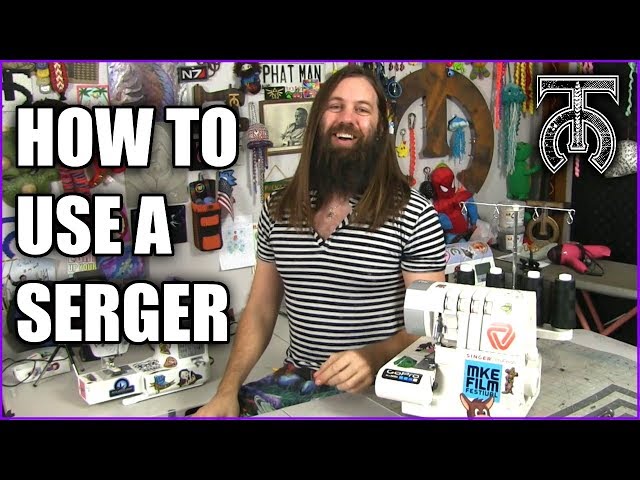 How to thread and use a Serger / Overlock Machine!