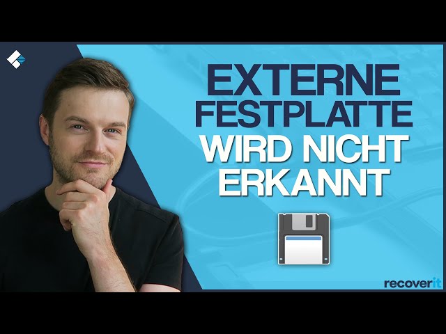 Externe Festplatte wird nicht erkannt, was tun?