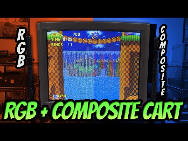 RGB + Composite CRT “Retro Cart” Setup