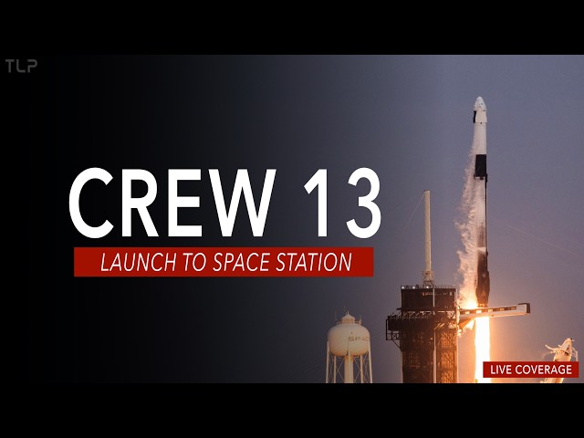 NASA SpaceX Crew 13 Launch to ISS