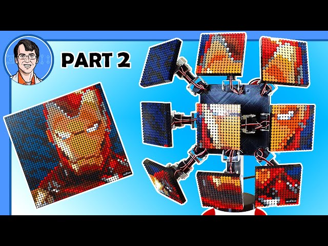 Iron Man LEGO Art Display Robot #2