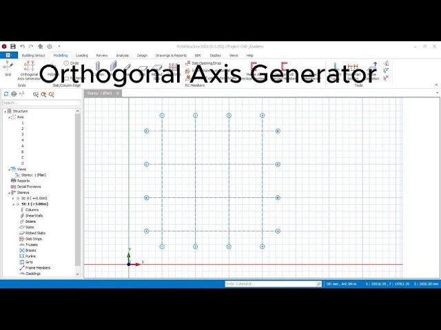 How to Create Orthogonal Axes in ProtaStructure | Step-by-Step Tutorial
