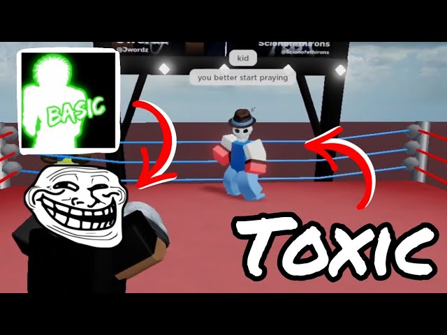 TROLLING TOXIC PLAYERS WITH BASIC | UNTITLED BOXING GAME