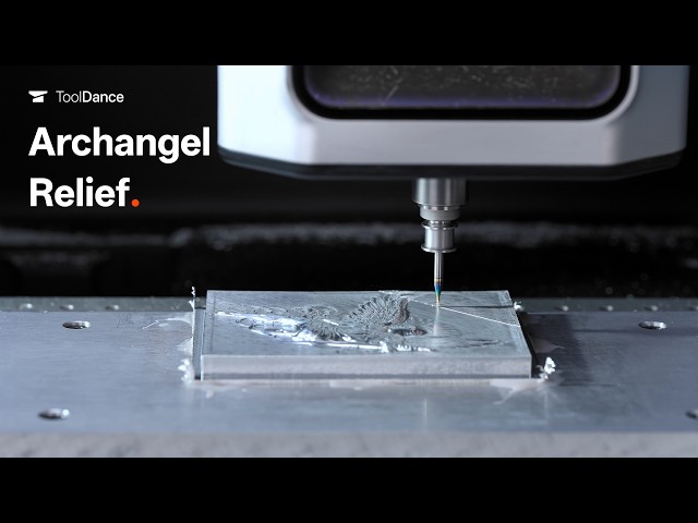 Archangel Metal Relief CNC Machining | ToolDance X1