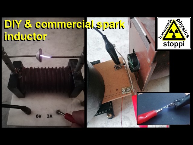 Simple DIY & commercial spark inductor / Funkeninduktor - Hochspannung