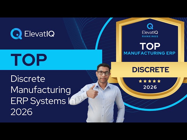 Top Discrete Manufacturing ERP Systems In 2026 | Best Discrete Manufacturing Software