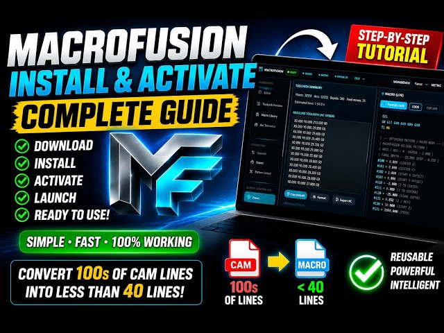 MacroFusion™ Setup & Activation Tutorial | Convert 100s of CAM Lines Into Reusable CNC Macro Logic