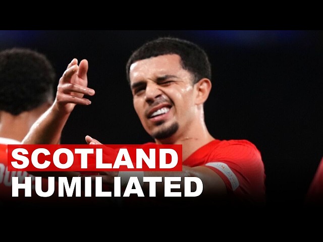 Scotland Humiliated As Jack Hendry Red Card Sparks Three Goal Collapse
