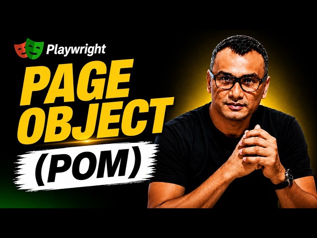 Page Object Model (POM) in Playwright | Complete SDET Course | Lesson 8