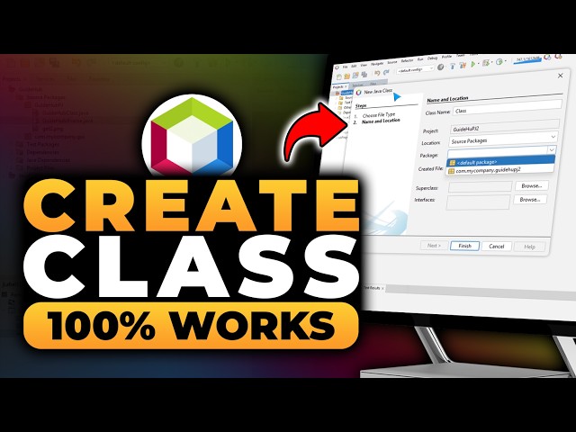 How To Create Class in NetBeans (𝟮𝟬𝟮𝟲) | 100% WORKS | NO Yapping, To The Point! | FAST & EASY