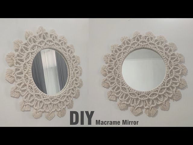 DIY Macrame Mirror | Macrame Tutorial