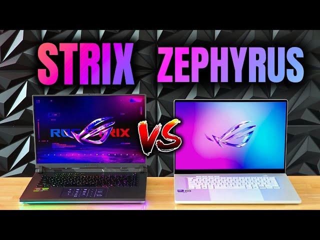 Zephyrus G16 vs STRIX G16 (2025) - THIN vs THICK Gaming Laptop [Asus ROG]