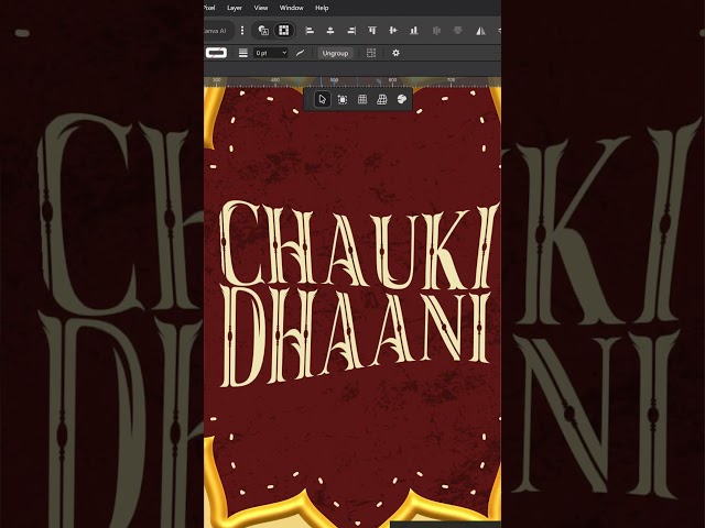 1-Key 3D Text Hack in Affinity ⚡