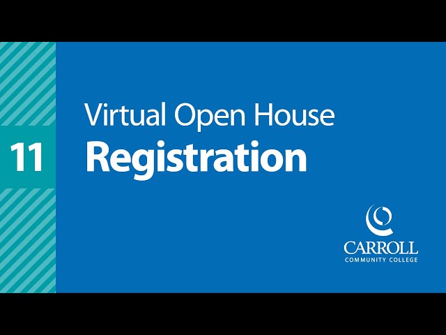Virtual Open House 11 | Registration