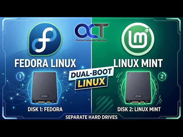How to Dual Boot 2 Versions or Distributions of Linux on Their Own Hard Drives
