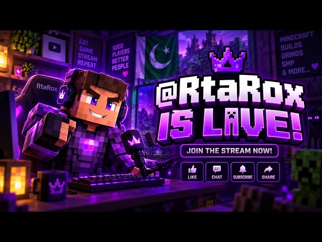 🔴 Minecraft LIVE! 😈🔥 RtaRox is Live | On Minaal SMP | Join Now | #live   #pakistan   #minecraft