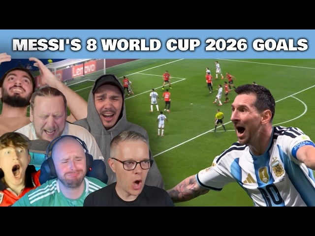 RIVAL FANS SILENCED! 🤫 Neutrals React To ALL 8 Lionel Messi World Cup 2026 Goals! | REACTIONS