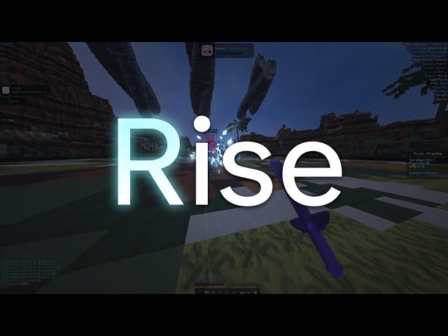 Destroying Verus AntiCheat with Rise Client | PVPRIVALS Cheating with Rise Client config share