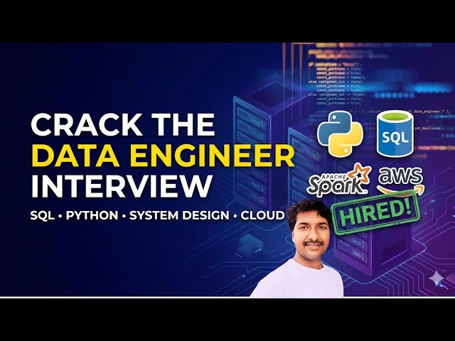 How to Crack Data Engineer Interviews in 2026 | Real MNC Strategy