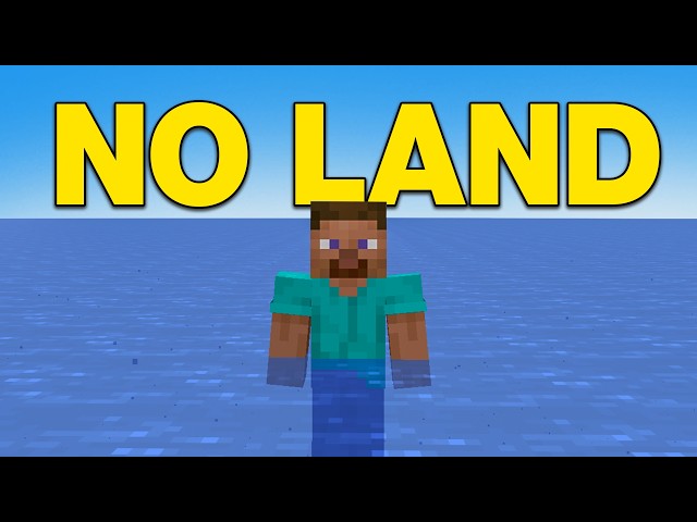 Can You Beat Minecraft if it's Literally Just Water?