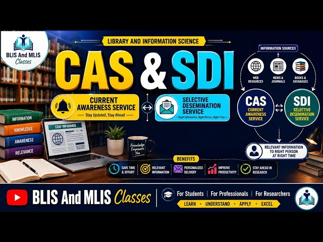 CAS & SDI (Current Awareness service & Selective Desemination service) Unit - 6