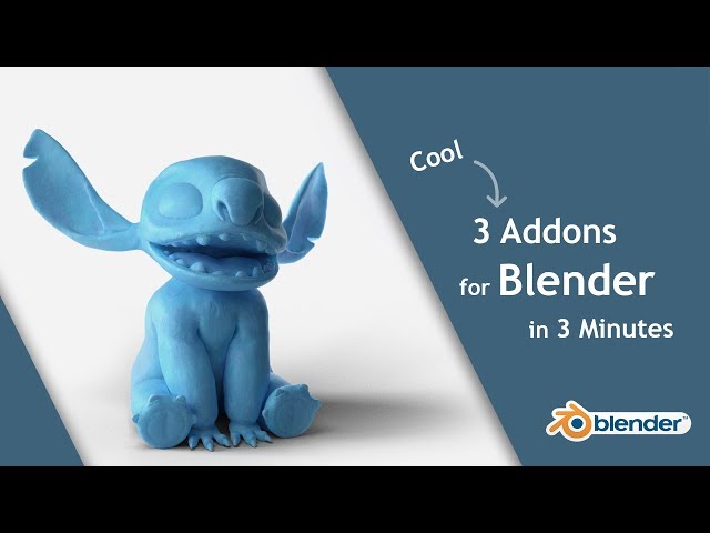 3 Cool Addons for Blender