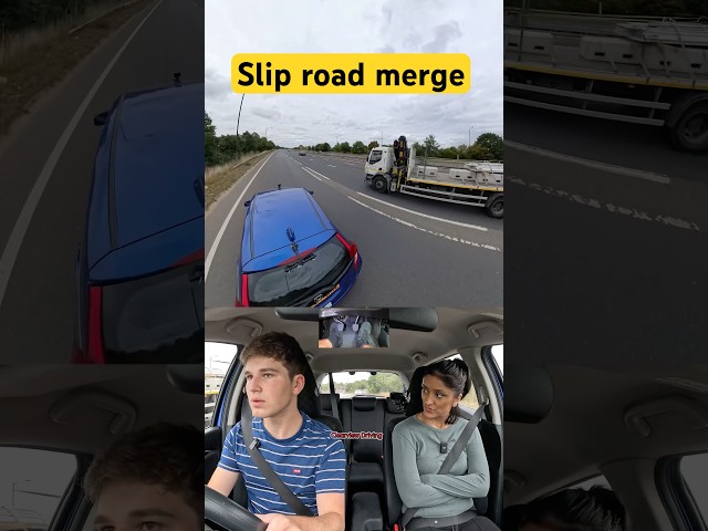 How to join a dual carriageway #driving #car #london #slip #road #howto #test #gear