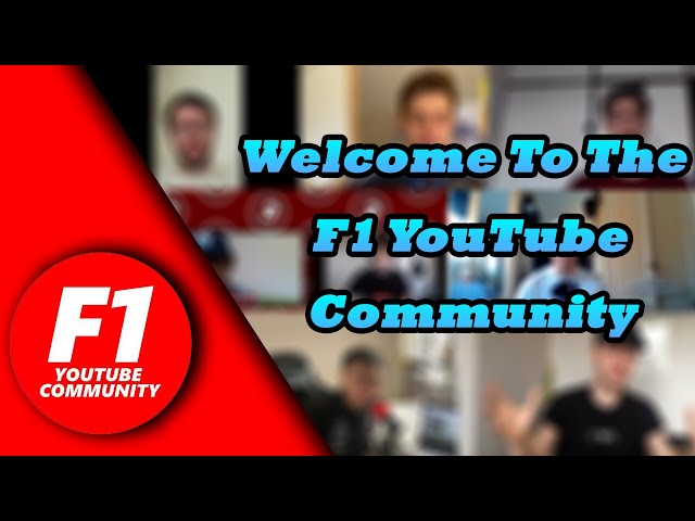 Welcome To F1 YouTube!