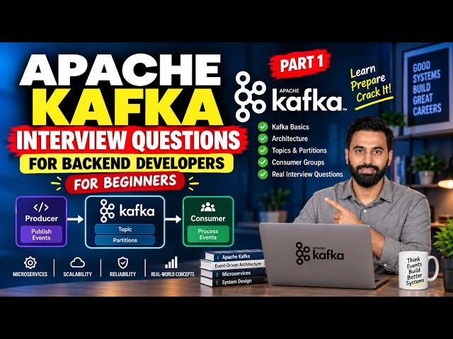 Top Apache Kafka Interview Questions for Java Beginners | Kafka Interview Prep | Part 1