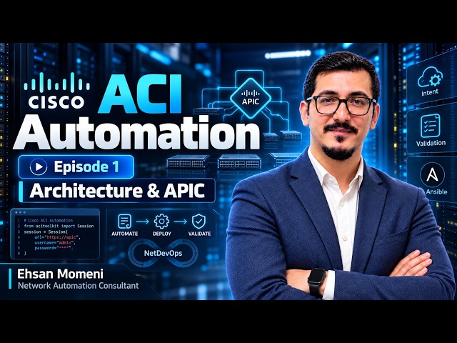 Cisco ACI Automation with Ansible Episode 1 - Section 1 | Architecture, APIC & Project Overview