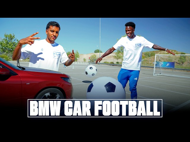 Can they score goals... with BMW cars? 🚗⚽ | Real Madrid